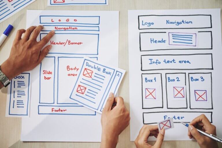 Blogs 10 Hand Drawn Wireframe 1024x683 1