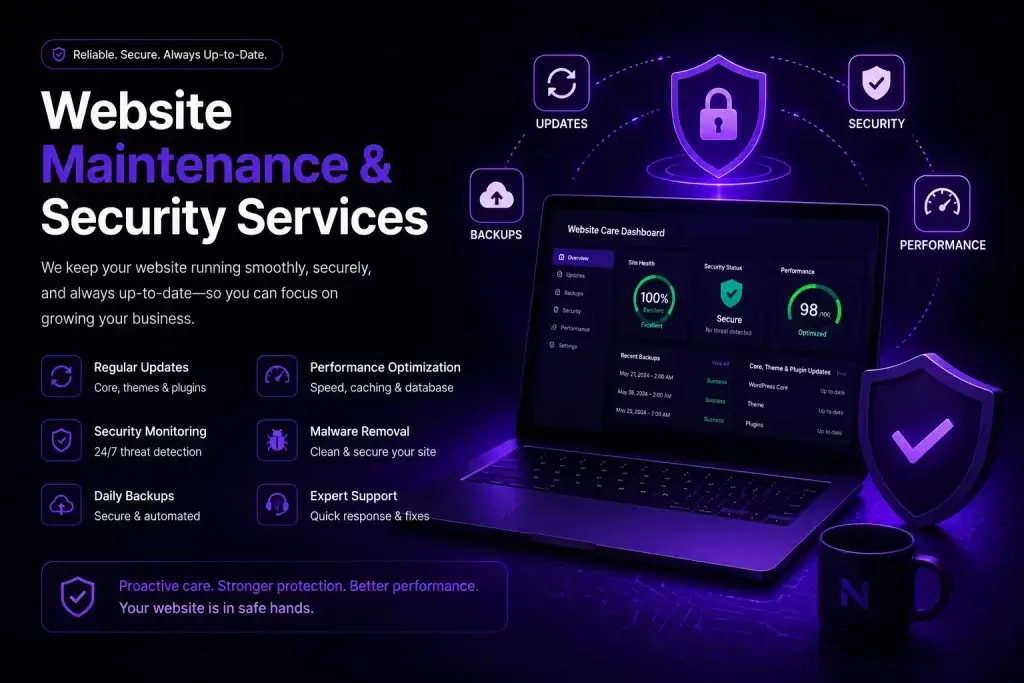 Website Maintenance & Security 1 Website Maintenance Security Services