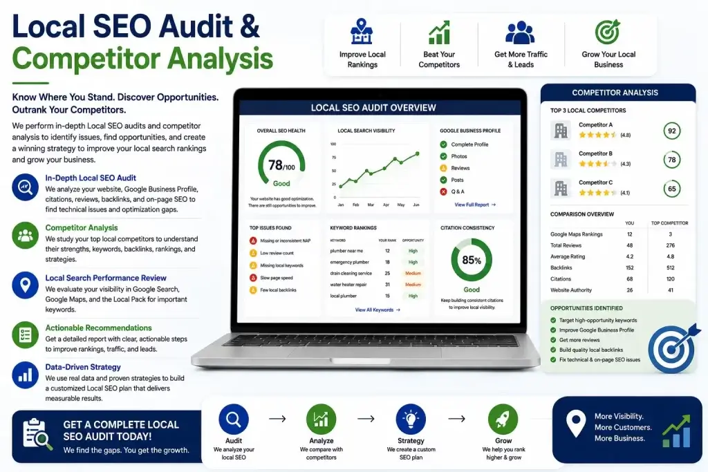 Local SEO 13 Local SEO Audit & Competitor Analysis