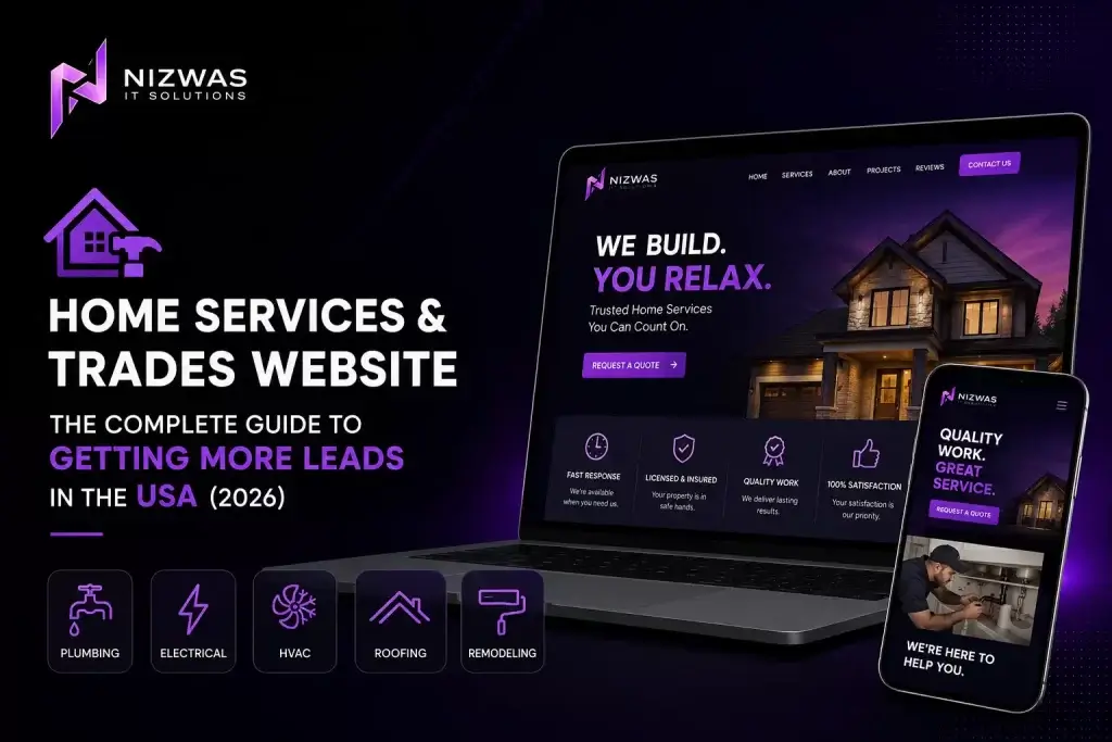 Home- Digital marketing & web development company 11 Home Services & Trades Website The Complete Guide to Getting More Leads in the USA (2026)
