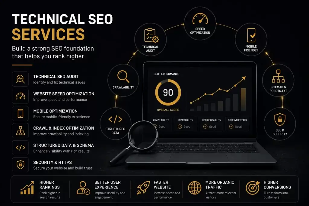 Technical SEO 1 Technical SEO Services That Help Search Engines Crawl, Index & Rank Your Website Better