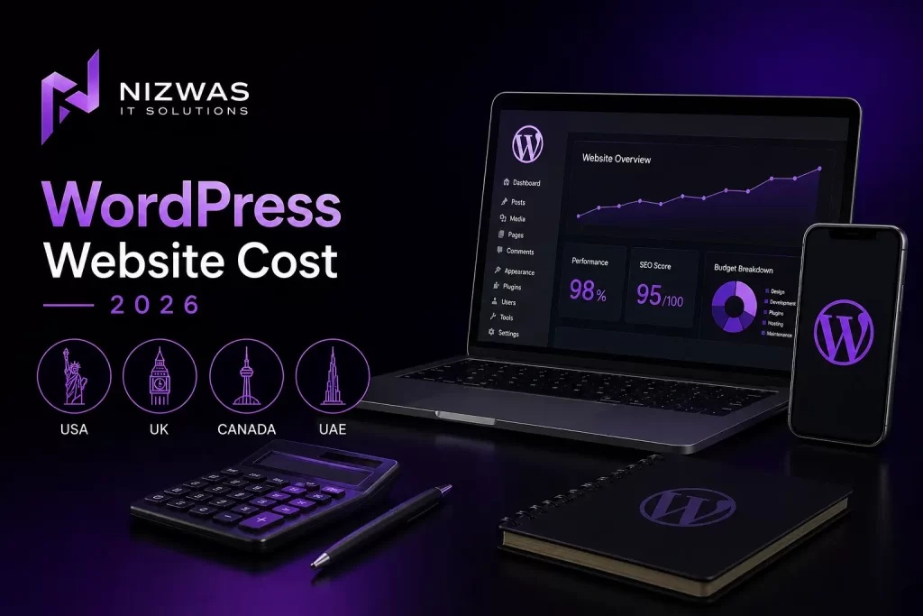 Home- Digital marketing & web development company 11 WordPress Website Cost in 2026 USA, UK, Canada & UAE