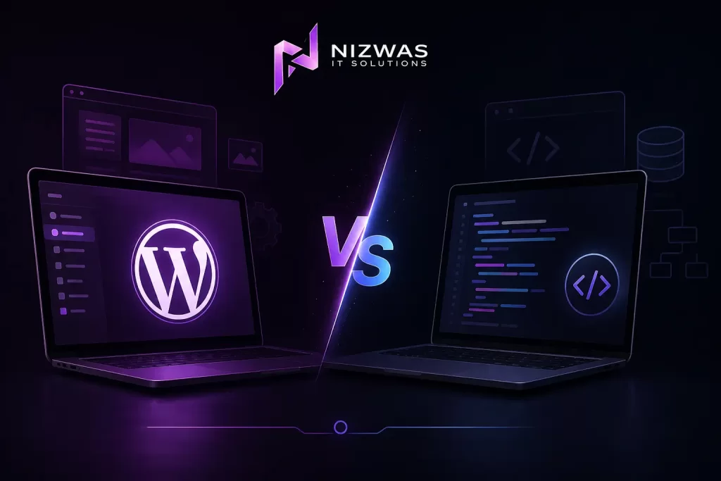 Home- Digital marketing & web development company 11 WordPress vs Custom Website Which Is Better in 2026