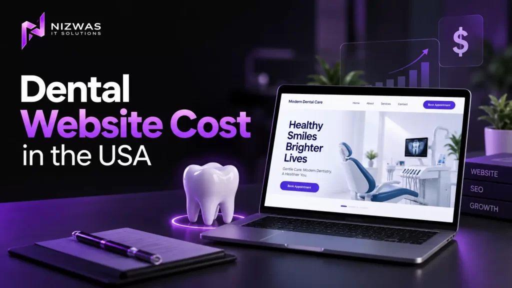 New Home page 83 Dental Website Cost in the USA