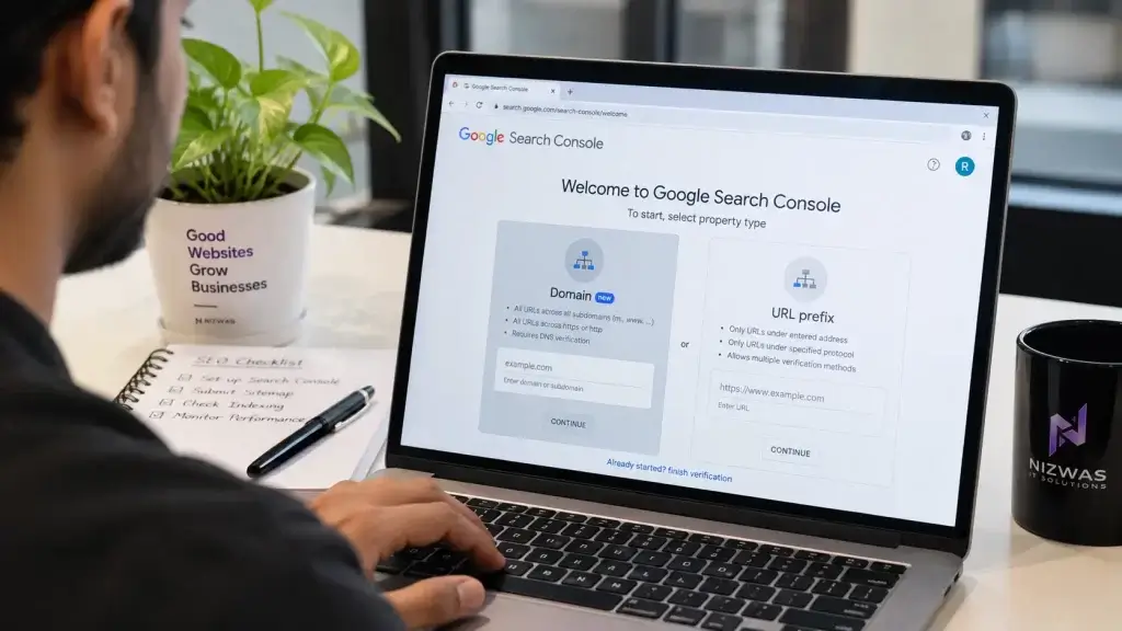 How to Get a New WordPress Website Indexed by Google 1 Set Up Google Search Console